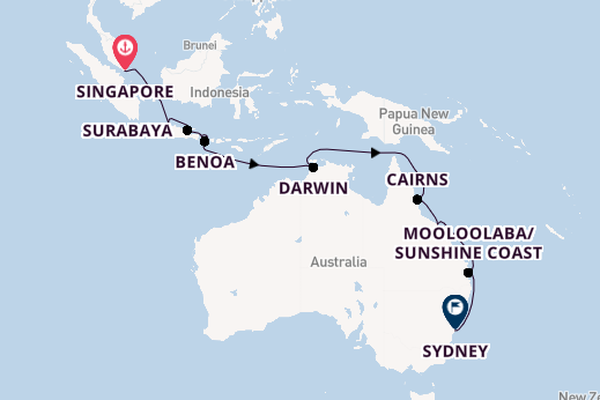 Southeast Asia from Singapore, Singapore with the Azamara Pursuit