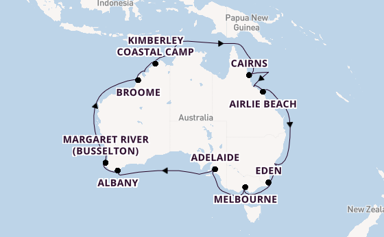 Australia from Sydney, Australia with the Grand Princess