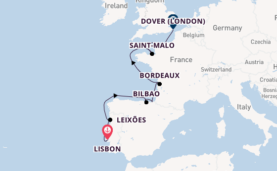 Portugal from Lisbon, Portugal with the Azamara Journey