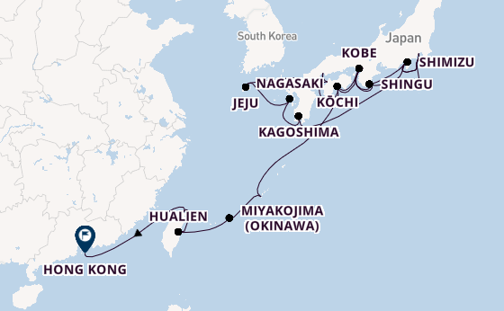 Japan from Tokyo, Japan with the Seabourn Encore