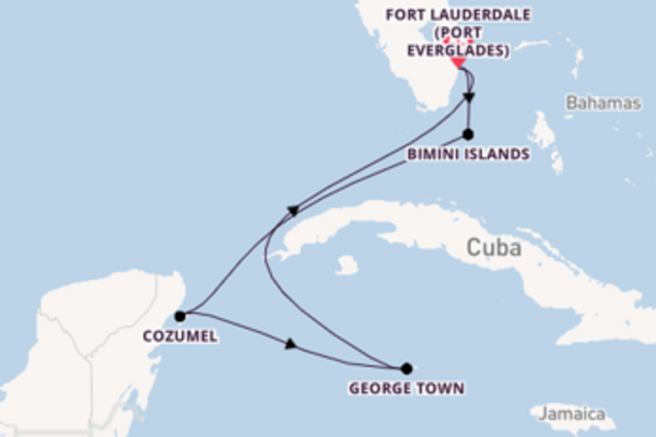 Caribbean from Fort Lauderdale with the Celebrity Reflection