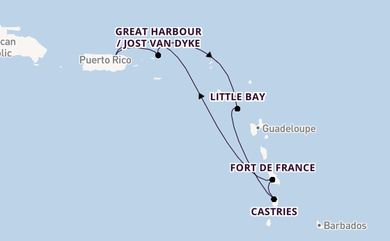 Caribbean from San Juan, Puerto Rico with the Silver Shadow