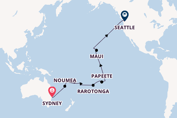 Pacific Dream Voyage Beyond The Reefs (Sydney To Seattle)