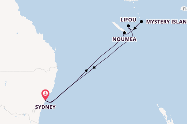 Südsee ab Sydney auf der Carnival Adventure