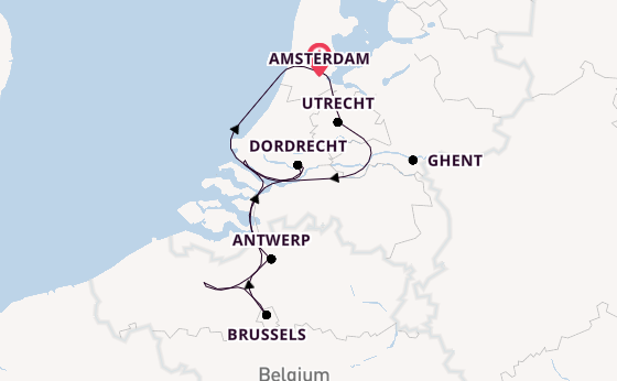 Benelux from Amsterdam, Netherlands with the AmaStella
