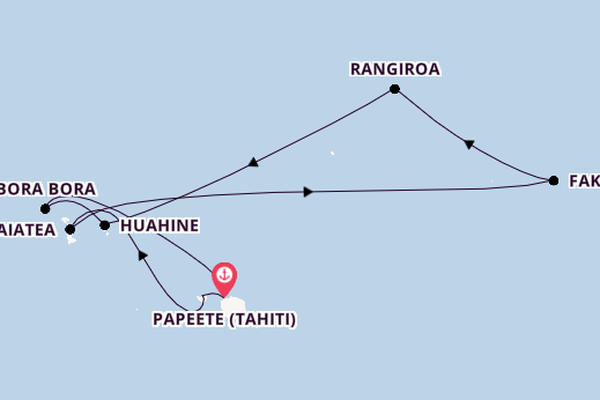 Französisch-Polynesien ab Papeete (Tahiti), Französisch-Polynesien auf der Silver Whisper