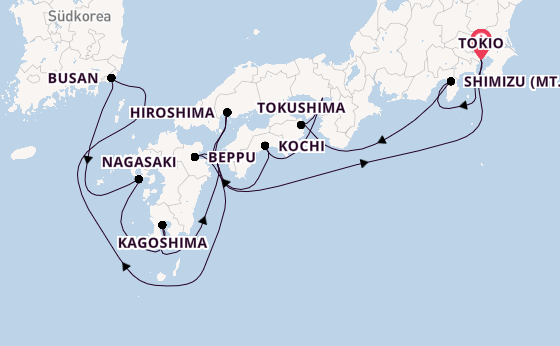 Japan ab Tokio, Japan auf der Seven Seas Explorer