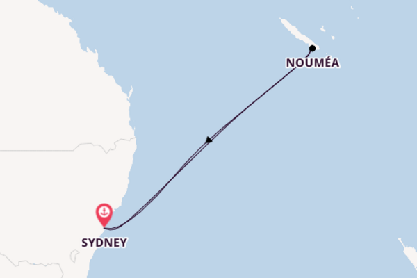 7 day cruise from Sydney