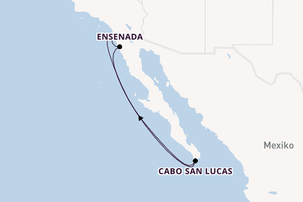 USA Westküste ab San Diego, USA auf der Disney Magic