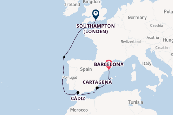 Cruise in 10 dagen naar Southampton (Londen) met Princess Cruises