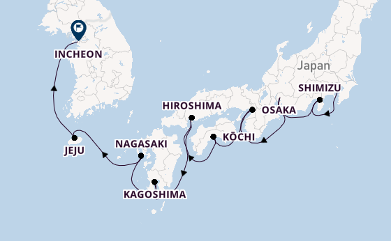 Japan from Tokyo, Japan with the Seven Seas Explorer