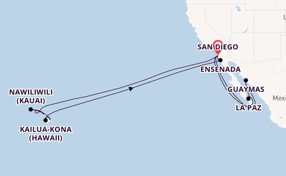 Polynesia from San Diego, California with the Koningsdam
