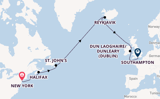 Transatlantic from New York with the Seven Seas Splendor