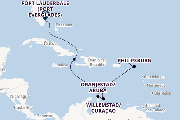 Caribbean from San Juan, Puerto Rico with the Crown Princess