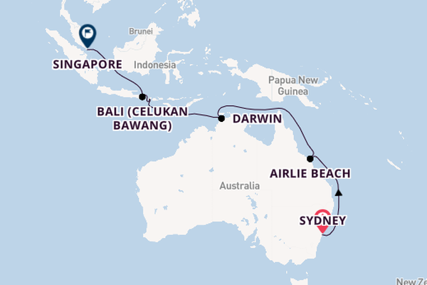 Aussie Shores to Asian Adventures with Sydney Stay