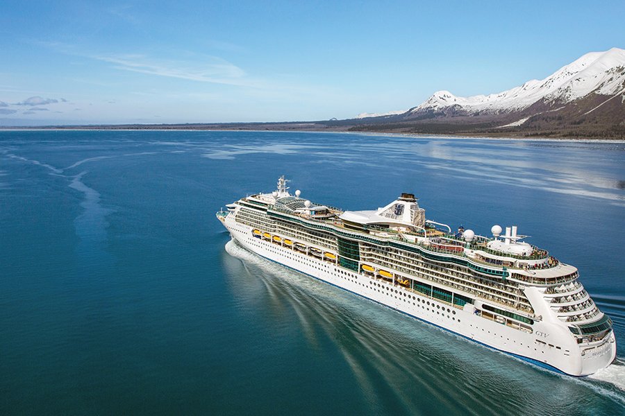 at sea