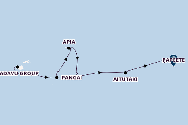 Polynesia from Lautoka, Fiji with the Seabourn Pursuit