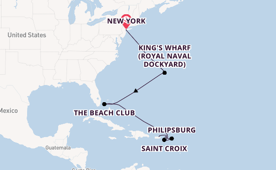 NYC to San Juan: Bermuda & The Caribbean