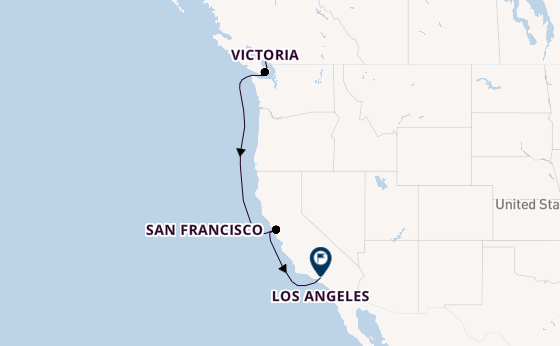 USA West Coast from Australia with the Celebrity Summit