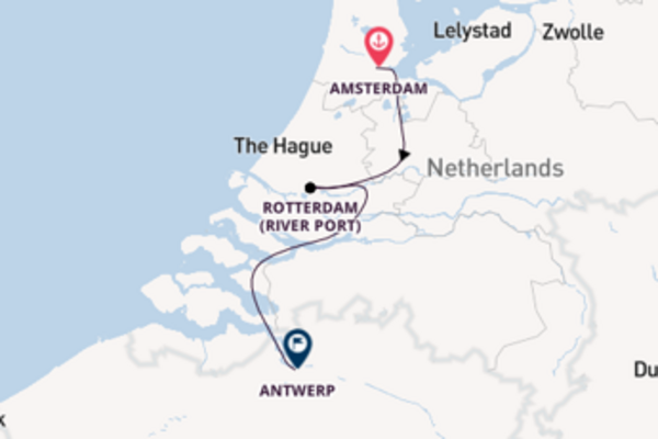 5 day cruise with the La Bohème to Antwerp