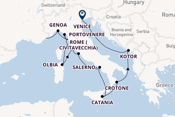 Western Mediterranean from Nice, France with the Azamara Quest