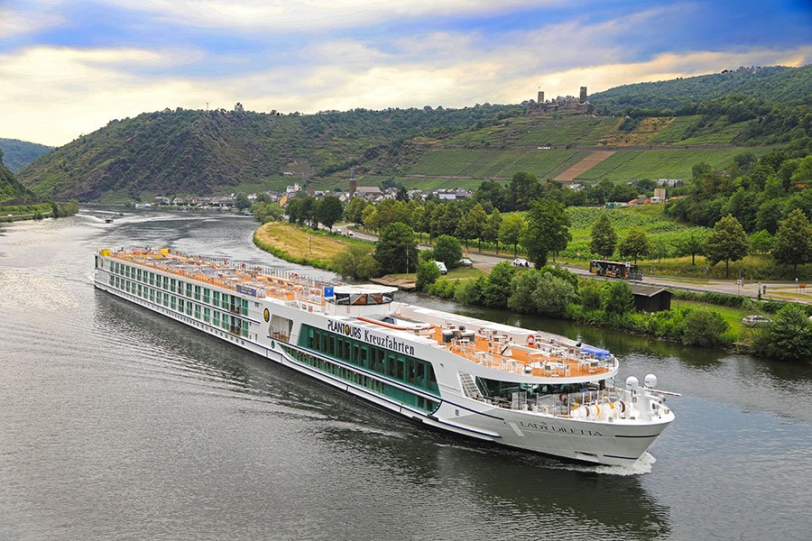 Rhein ab Köln, Deutschland auf der Lady Diletta