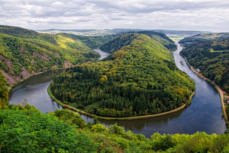 Mosel ab Köln, Deutschland auf der KATHARINA VON BORA