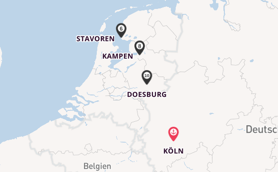 Ijssel ab Köln, Deutschland auf der MS VistaGracia