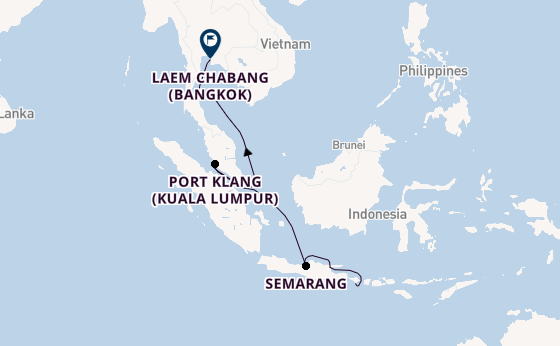 South East Asia from Bali (Benoa), Indonesia with the Viking Neptune
