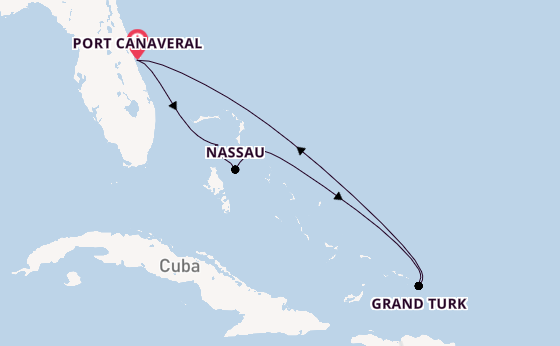 Caribbean from Port Canaveral, Florida with the Adventure of the Seas