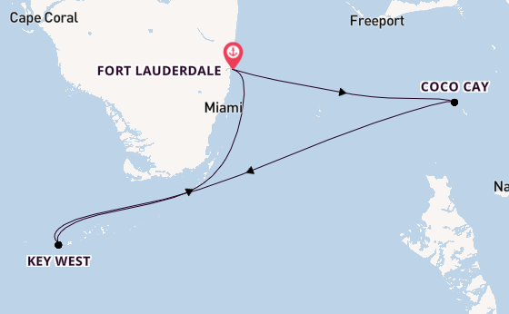 Caribbean vanaf Fort Lauderdale, Verenigde Staten met de Celebrity Reflection
