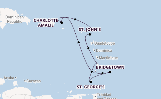 Caribbean from San Juan, Puerto Rico with the Celebrity Summit