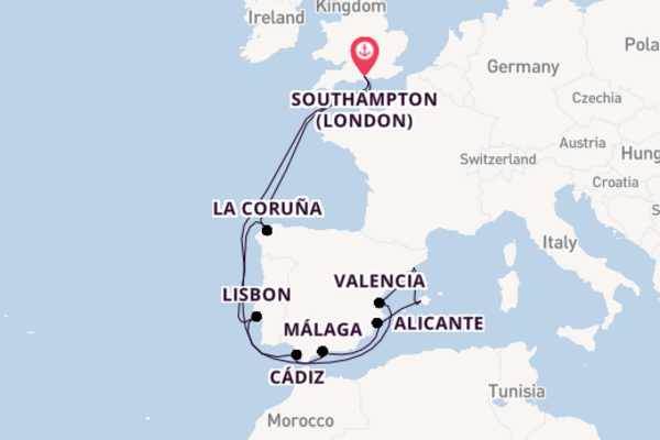 MSC Virtuosa 15  Southampton (London)-Southampton (London)