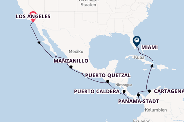 Mexikanische Riviera ab Los Angeles, USA auf der Norwegian Encore