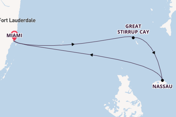 Caribbean vanaf Miami, United States met de Norwegian Joy