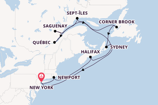 Queen Mary 2 - New York und das Naturparadies Kanada