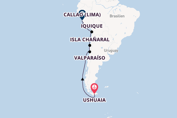 Südamerika ab Ushuaia, Argentinien auf der HANSEATIC inspiration