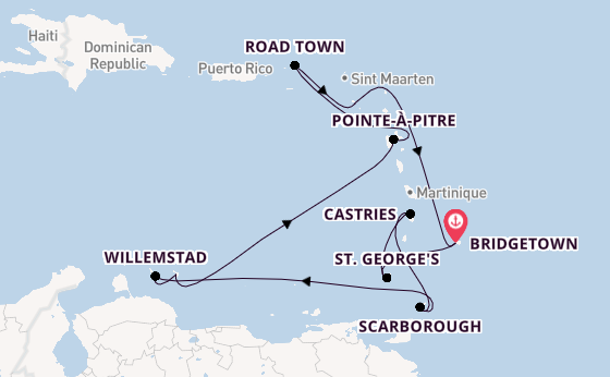 Trip from Bridgetown with the Renaissance