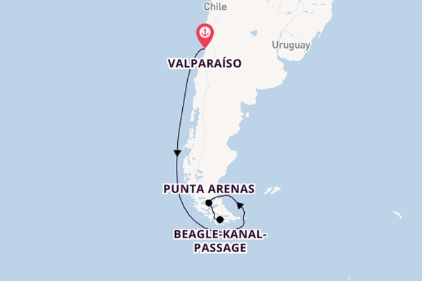 Südamerika ab Valparaíso, Chile auf der HANSEATIC inspiration