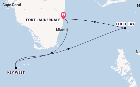 Caribbean vanaf Fort Lauderdale, Verenigde Staten met de Celebrity Reflection