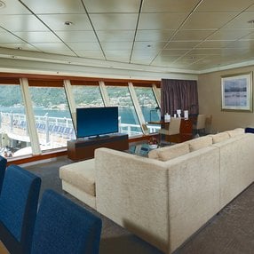 Come aboard the undefined and discover one of 58 cabin categories on a total of 11 decks that can accommodate 2298 passengers. Choose your dream cabin and feel at home on board the undefined!