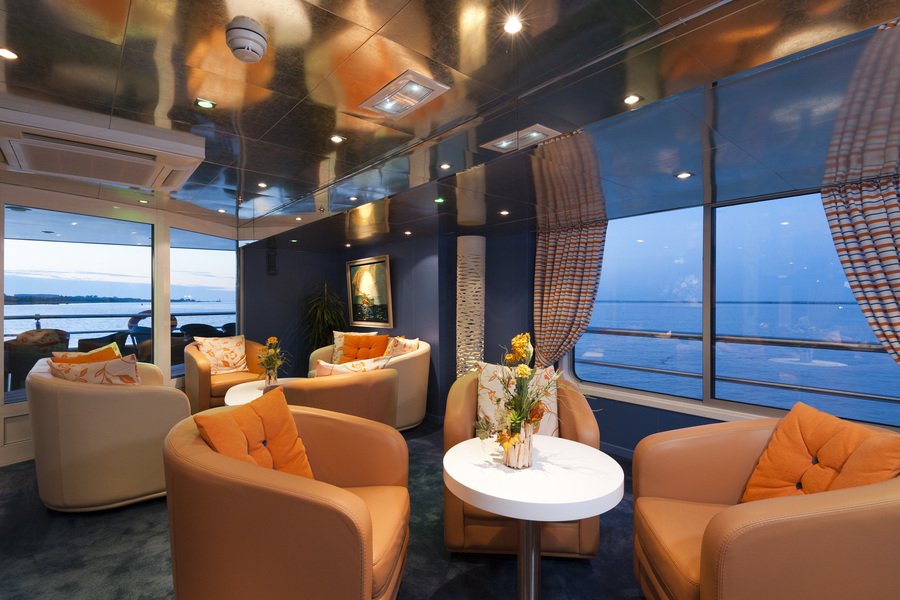 Garonne ab Bordeaux, Frankreich auf der MS Cyrano de Bergerac (CroisiEurope)