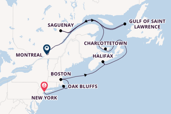Seabourn Quest 13  New York-Montreal