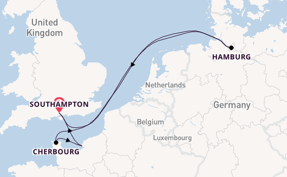 British Isles from Southampton, England with the Ventura