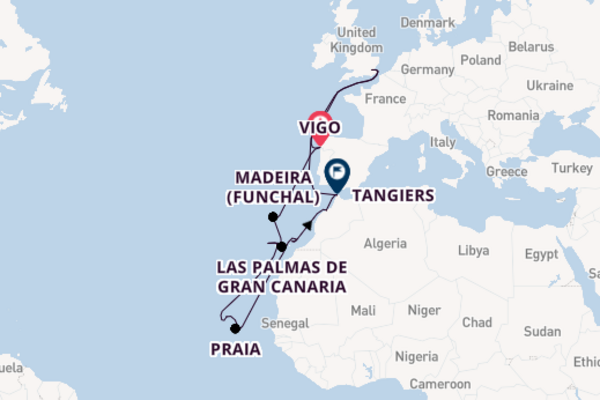 Canaries, Cape Verde & Morocco