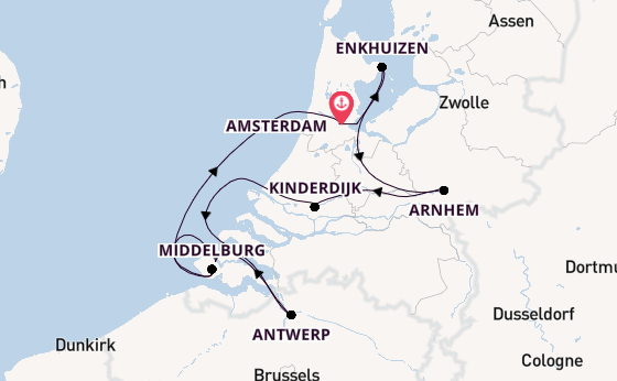 Benelux from Amsterdam, Netherlands with the Viking Rota