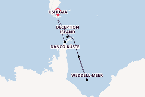 Antarktis ab Ushuaia, Argentinien auf der MS Fridtjof Nansen