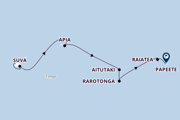 Polynesia from Lautoka, Fiji with the Norwegian Spirit 