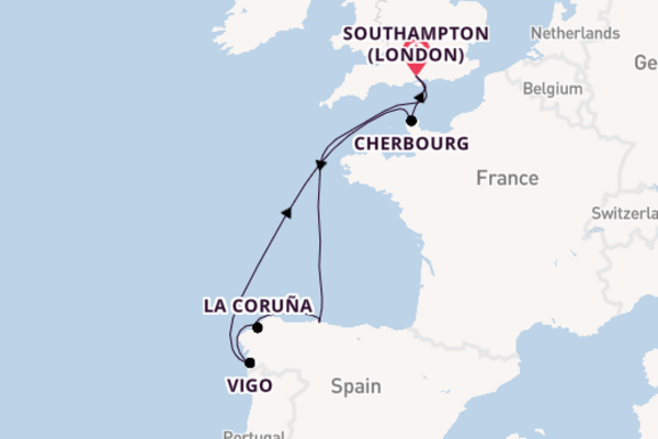 England from Southampton (London), England, United Kingdom with the Britannia 