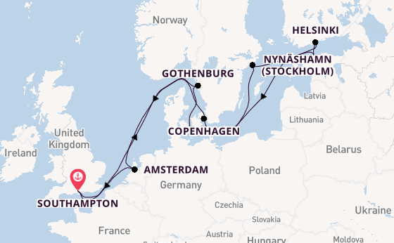 British Isles from Southampton, England with the Norwegian Star